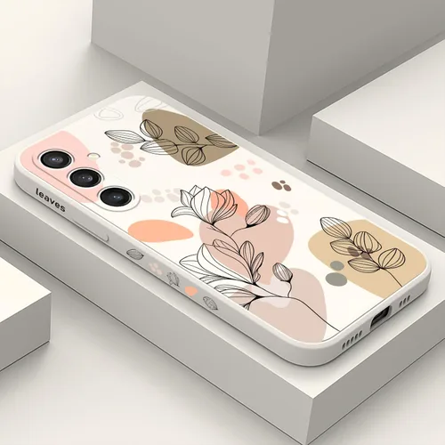 Vista 11 de LEECG Funda para Galaxy S23 FE, diseño creativo de impresión lateral de astronauta para Samsung S23 FE 5G, funda protectora resistente de silicona