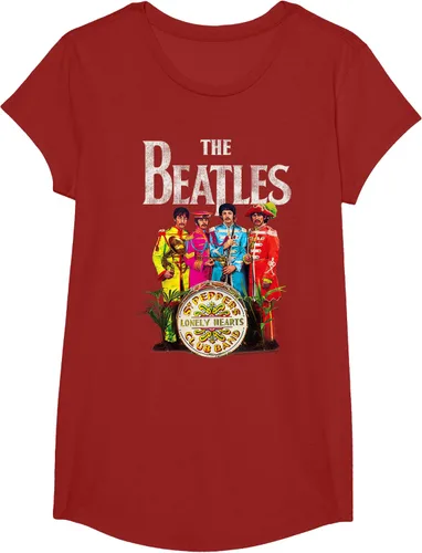 Vista 34 de The Beatles Sgt. Pepper's Lonely Hearts Camiseta de manga corta Negro