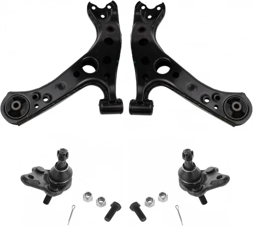 Vista 109 de TRQ Brazo de control superior e inferior del lado del conductor y del pasajero con juego de rótulas compatible con Chevrolet GMC 89-02