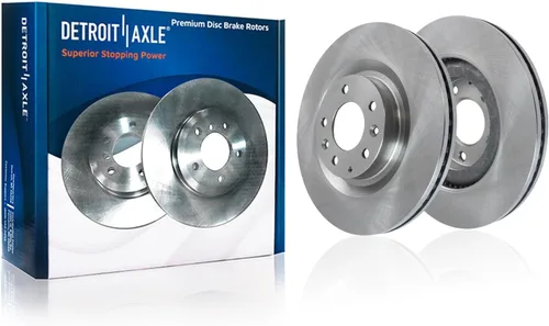 Vista 3 de Detroit Axle - Kit de frenos para Mazda CX-5 2019-2024, rotores de freno de disco pastillas de freno de cerámica con herrajes 2020 2021 2022 2023