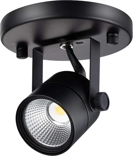 Vista 8 de CLOUDY BAY Lámpara de techo LED de montaje empotrado, CRI90+ 9W 3000K 4000K 5000K seleccionable regulable, cabezal de luz de pista de techo