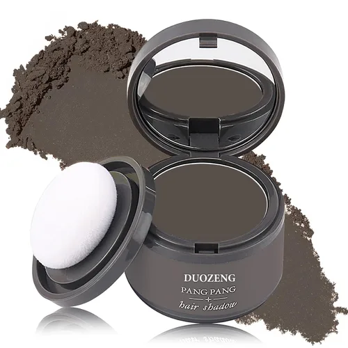 Vista 23 de Cubierta de raíz en polvo para cabello fino (7# castaño castaño) para mujeres y hombres