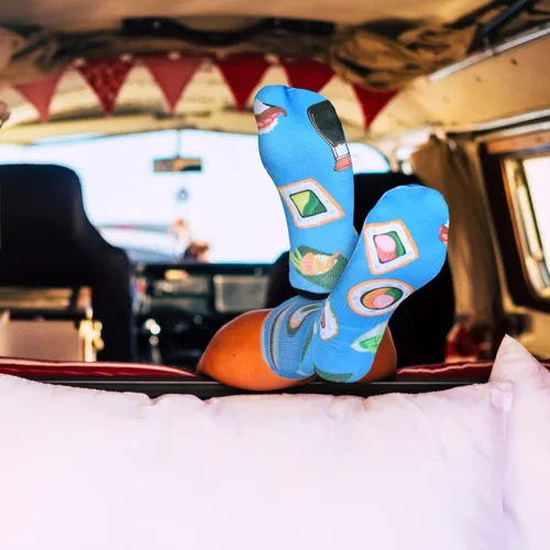 Vista 6 de Benefeet Sox Calcetines unisex para hombre, divertidos, locos, para niños, jóvenes, coloridos, estampados 3D, atléticos, novedosos calcetines