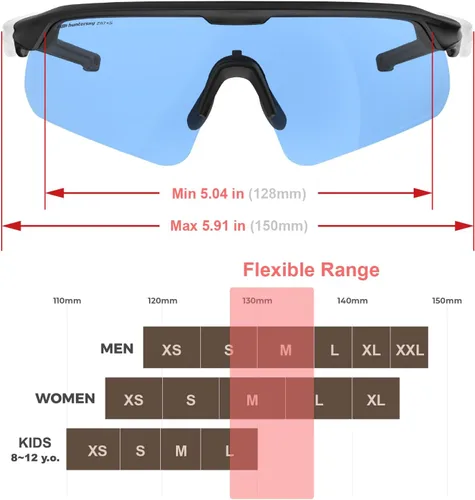 Vista 3 de HTS HUNTERSKY Gafas de Protección Ocular Antiniebla Deportivas de Seguridad para Mujeres y Hombres para Correr, Ciclismo, Conducción, Pickleball