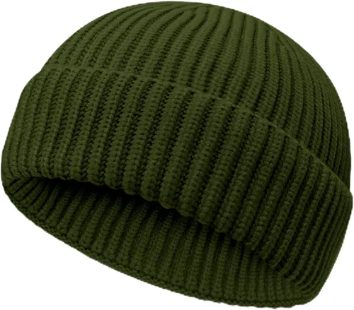 Vista 10 de NPQQUAN Gorros de pescador para hombres y mujeres, gorro de punto corto para invierno