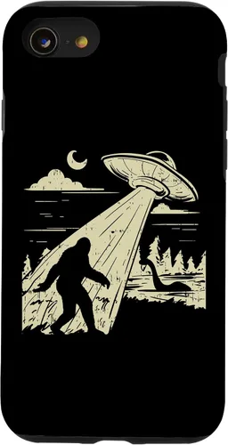 Vista 18 de UFO Bigfoot Sasquatch Lochness Monster Funny Believe - Funda de regalo para iPhone 17