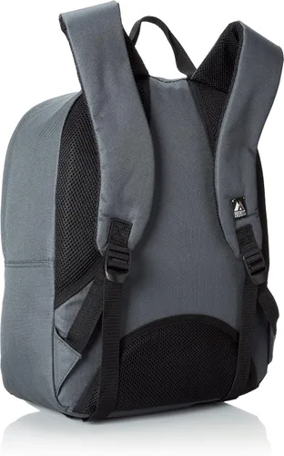 Vista 3 de Everest Mochila Deluxe para laptop, Gris oscuro, talla única , Mochila Deluxe para portátil