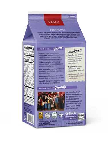 Vista 3 de Ralston Family Farms Arroz Morado, 16 OZ