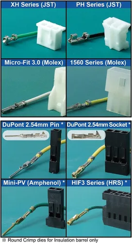 Vista 4 de ENGINEER PA-24 Herramienta de alicates de crimpado de microconector de 6.299 in (fabricado en Japón) para las series JST XH, PH, EH y NH, Molex