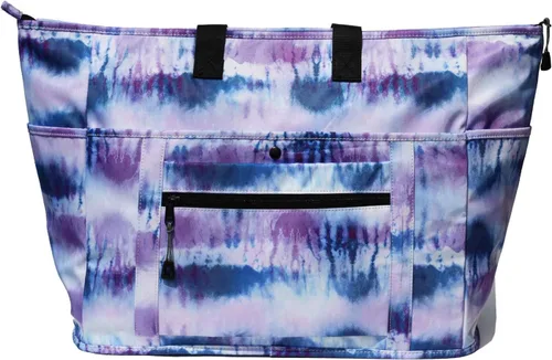 Vista 3 de Bolsa de fin de semana para mujer con múltiples bolsillos para llevar durante la noche, bolsa de viaje para gimnasio, bolsa de equipaje con funda