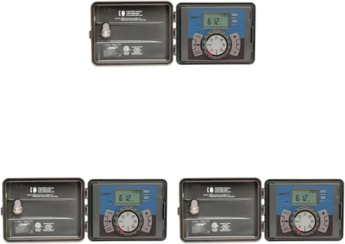 Vista 9 de Orbit 27894 - Temporizador/controlador de rociadores para interiores y exteriores de 4 estaciones Logic de fácil configuración La lógica de fácil