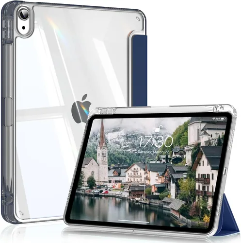 Vista 13 de Compatible con iPad (A16) de 11ª generación de 11 pulgadas 2025, funda para iPad de 10.9 pulgadas 2022, parte trasera transparente y cubierta