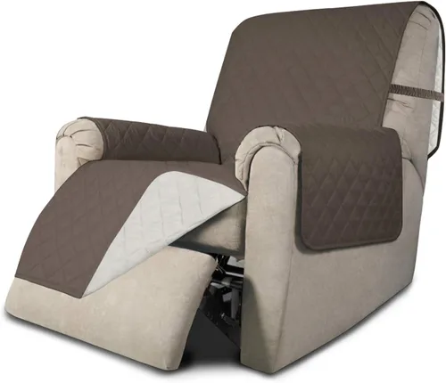 Vista 266 de Easy-Going - Funda reversible para sofá, resistente al agua, con varillas de espuma y correas elásticas, protector de muebles para mascotas y perros