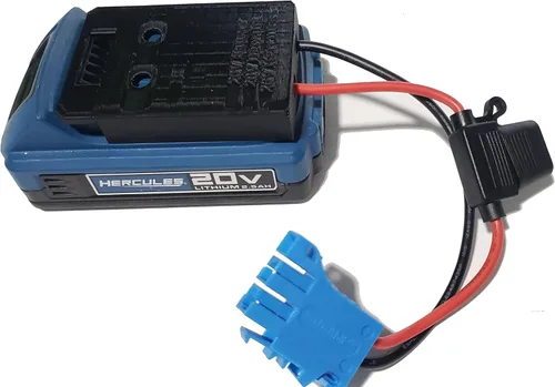 Vista 8 de Adaptador para batería de herramienta inalámbrica Hercules DeWalt Bauer a clavija Perego 20V