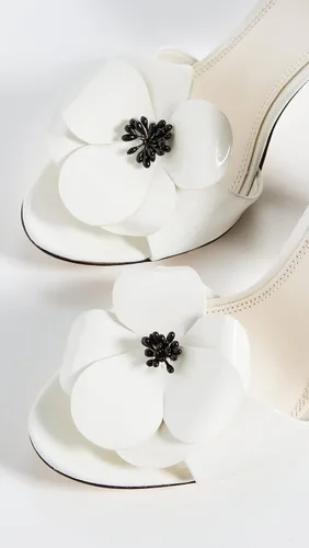 Vista 5 de Tory Burch Sandalias de tacón de flores para mujer