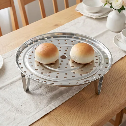 Vista 9 de 7pcs Stainless Steel Steam Tray Insert with Detachable Feet