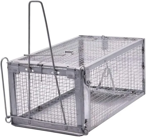 Vista 5 de Trampa para ratas de calidad, trampas de jaula de ratones con animales vivos, atrapa y libera ratones, ratas, ardillas, plagas, roedores y plagas