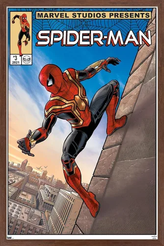 Vista 17 de Trends International Marvel Spider-Man: No Way Home - Póster de pared de cómic de pared, 22.4 pulgadas de largo x 14.7 pulgadas, versión enmarcada