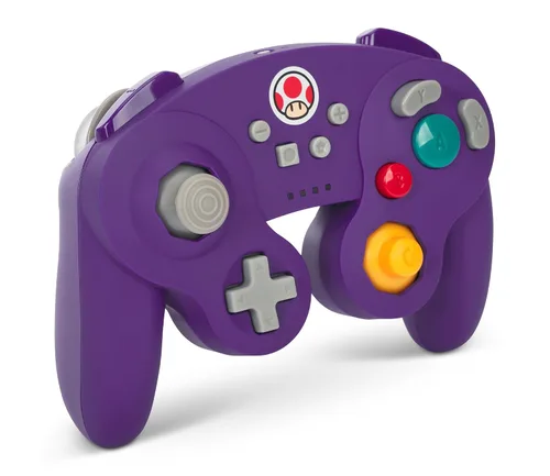 Vista 3 de PowerA GameCube Style Wireless Controller for Nintendo Switch/Switch 2 / Switch Lite/OLED Model - Toad, Officially Licensed by Nintendo