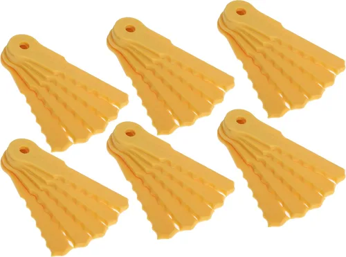 Vista 5 de 30 cuchillas de repuesto para Weed Warrior Push-N-Load 3 Blade Trimmer Head para Pivotrim Hybrid 2-N-1 Head