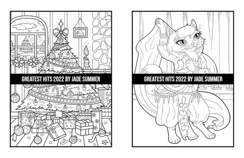 Vista 36 de Greatest Hits An Adult Coloring Book with the 100 Best Pages from the Jade Summer Collection
