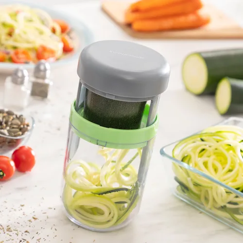Vista 9 de Cortador de Verduras en Espiral y Rallador con Recetas Vigizer InnovaGoods