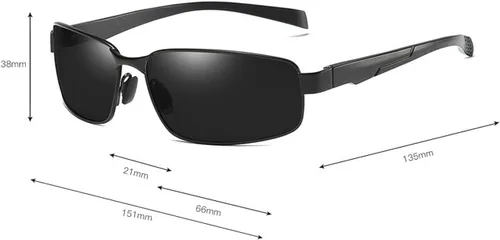 Vista 4 de COTIA Gafas de sol de lectura completa para hombre, marco de magnesio de aluminio, lentes de lectura para conductor, gafas retro
