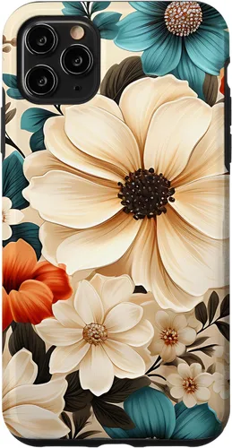 Vista 11 de Funda para iPhone 14 Mixed Flower Bouquet Floral Pattern Wildflowers