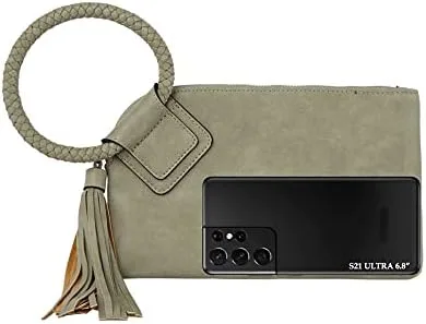 Vista 5 de Metro Muse Bolso de mano para mujer, cartera para la noche, de cuero vegano