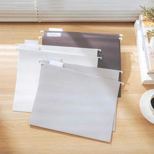 Vista 8 de Y YOMA Paquete de 6 Carpetas Colgantes con Degradado Tamaño Carta Carpetas Colgantes Decorativas Bonita Carpeta Organizadora para Gabinete