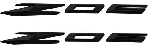 Vista 6 de 2 emblemas C8 Z06 laterales de repuesto para GM Chevrolet C8 Corvette 85623536 2020-2022 (negro/rojo)