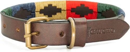 Vista 11 de GauchoLife Polo XS Collar de perro de cuero cosido a mano (XS, Aconcagua)