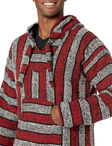 Vista 5 de Funny Guy Mugs Baja - Sudadera de alta calidad con capucha, estilo Jerga Poncho