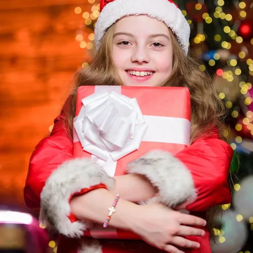 Vista 66 de Regalos navideños para niños, niñas adolescentes, mujeres, linda pulsera de cruz para niñas, regalos de Navidad cristianos para mujeres, ideas