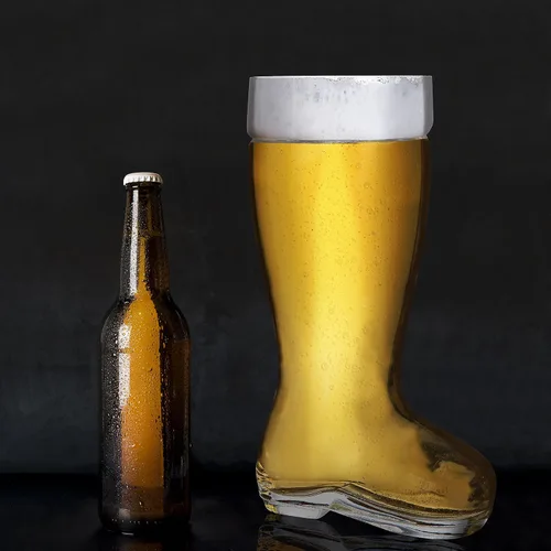 Vista 9 de MyGift Das Boot - Juego de 2 vasos gigantes de cerveza alemana (2 litros)