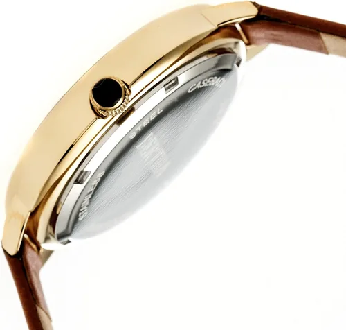 Vista 3 de Bertha Madison leather-band Reloj, OroMarrón, estándar