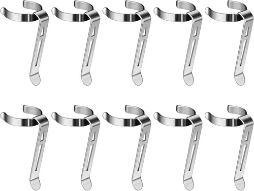 Vista 19 de Paquete de 10 linternas B101 – Clip duradero de acero inoxidable para bolígrafo y clip para tapa, cómodo de llevar B101X10