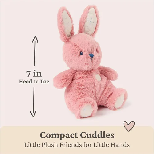 Vista 3 de GUND Baby Oh So Snuggly Little Bunny - Juguete de peluche de 6 pulgadas, a