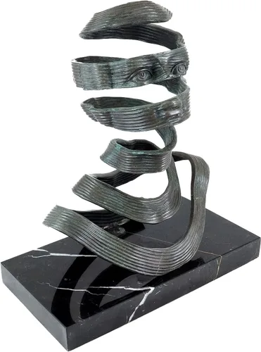 Vista 9 de Kunst & Ambiente - Arte Contemporáneo Escultura de bronce - El camino de la cara - Firmado por Milo - Estatuas en venta - Figura decorativa - Figura