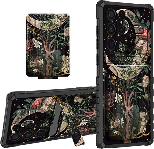 Vista 16 de Funda para teléfono Samsung Galaxy A03S Galaxy A03S Funda tipo cartera con tarjetero y soporte de doble capa de PC duro TPU suave cubierta