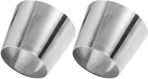 Vista 18 de X AUTOHAUX - Tubo de escape con mandril para coche, codo doblado, tubo de acero inoxidable 304, reductor concéntrico de 2.5" DE a 3" DE, 2 piezas