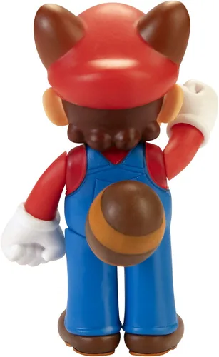 Vista 5 de Super Mario Racoon Mario Figura de acción coleccionable de 2.5