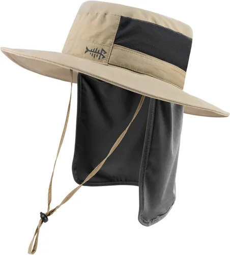 Vista 24 de BASSDASH Sombrero de pesca solar UPF 50+ resistente al agua con solapa desmontable para el cuello