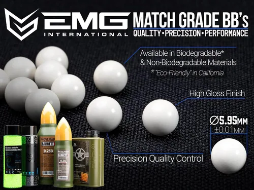 Vista 2 de Evike Airsoft - EMG Invisible Match Grade Stealth 0.236 in Airsoft BBS - 2000 rondas