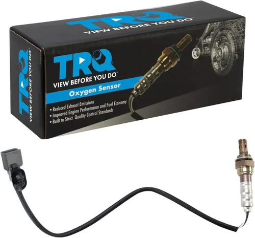 Vista 380 de TRQ Sensor de Oxígeno O2 de 4 Hilos de Banda Estrecha Compatible con VW Atlas 2.0L 2018-21, VW GTI 2.0L 2016-18, Audi A3 Quattro 2.0L 2015-18, VW