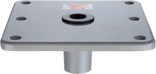 Vista 9 de Attwood Base de pedestal de aluminio Swivl-Eze 7 pulgadas x 7 pulgadas Lock'N-Pin Para barcos marinos Paquete de 2