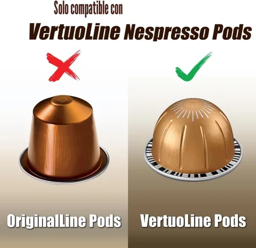 Vista 4 de Deco Brothers cajón de almacenamiento con soporte para cápsulas Nespresso vidrio templado, VertuoLine