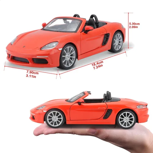 Vista 8 de Tobar B18-21087 Porsche 1:24 718 Boxster, naranja lava