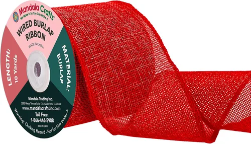 Vista 96 de Mandala Crafts Cinta de arpillera negra de 1.5 pulgadas de ancho para manualidades, rollo de 20 yardas de cinta rústica de arpillera para coronas