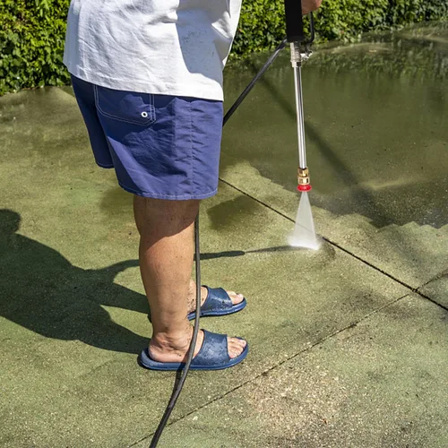 Vista 6 de Boquilla de manguera de alta presión para coche de jardín, boquilla de chorro de metal resistente para lavadoras de alta potencia para limpieza al
